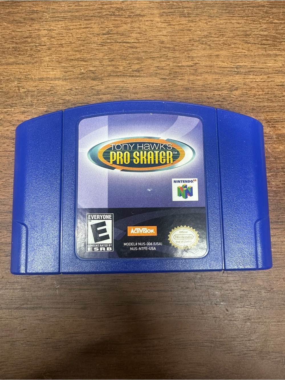 Tony Hawk Pro Skater Nintendo 64 Game